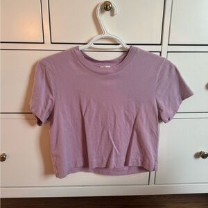 Wilfred Lilac Cropped Top